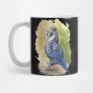 Noble owl - watercolour - gothic art and designs Mug